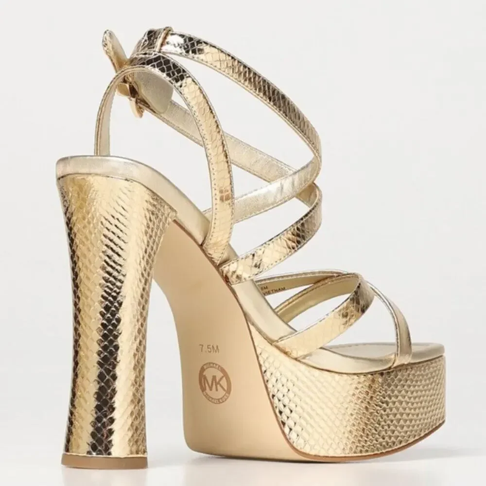 Michael Kors Paoloa Platform Heels Size 10